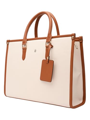 Image of HORRA Women's 13 Inch Laptop Bag With Padded Compartment | Faux Leather Laptop Handbag for Office | For College | For work Stylish Ladies Laptop Handbag