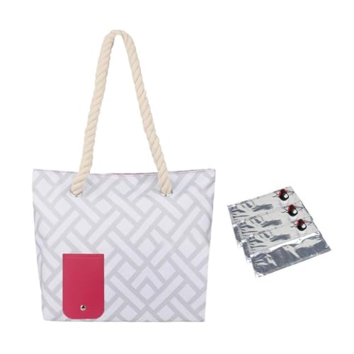 Sac de plage portable avec bec de poche caché et distributeur étanche