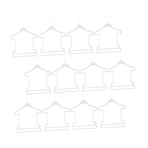 OFFSCH 12pcs Hanger Hangers Clothes Rack Children's Hangers Clothes Hangers Hangers Children Hangers Clothes Reusable Hangers Child Hangers White Propylene