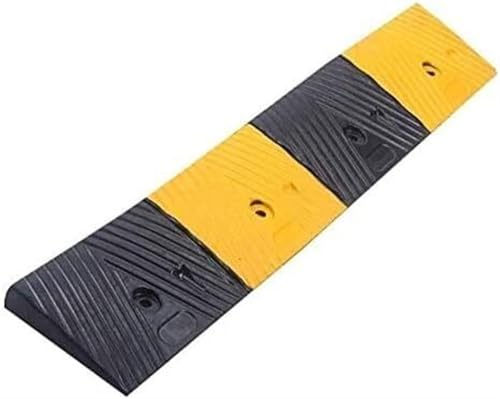 Threshold Ramp, Industry Curb Ramp, Portable Lightweight Rubber Threshold Ramp for Driveway, Loading Dock, Sidewalk, Car, Scooter (Size : 100x17.5x4.5cm) (One Color