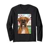 Photo Gallery boxer dog japanese cherry blossom sakura flower vintage maglia a manica Photo Gallery boxer dog japanese cherry blossom sakura flower vintage maglia a manica