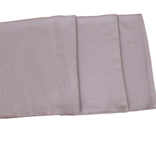 Image of LMVERNA Solid Color Bubble Chiffon Scarf for Women Fashion Soft Hijab Long Scarf Wrap Scarves