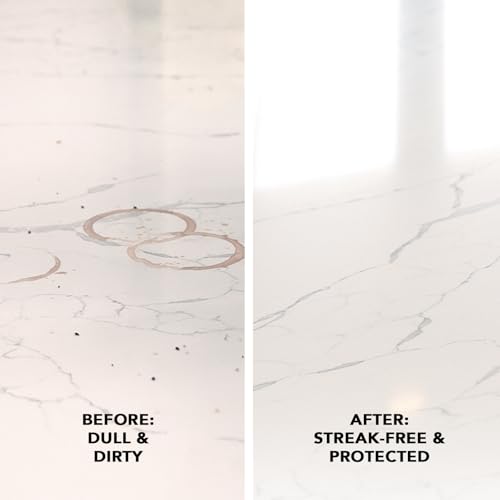 Image of Weiman Quartz Countertop Cleaner and Polish (4 Pack w /Micro Towel) Clean and Shine Your Quartz Countertops Islands and Stone Surfaces with Ultra Violet Protection