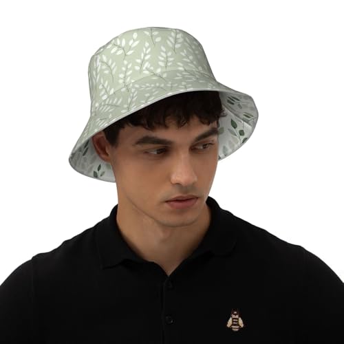 Image of Bucket Hat Double-Side-Wear Reversible Sun Hat Beach Travel Hiking for Women Men