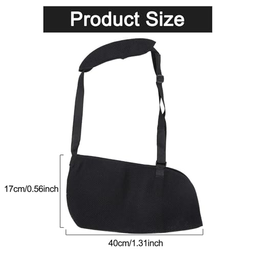 Leogony Arm Sling for Shoulder Injury and Broken Wrist, Lightweight Adjustable Sling for Arm Support and Elbow, Shoulder Sling Right & Left ArmAverage Size - Image 2