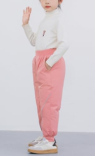 Happy Cherry Boys Girls Warm Windproof Down Pants Lightweight Casual Sports Pants4