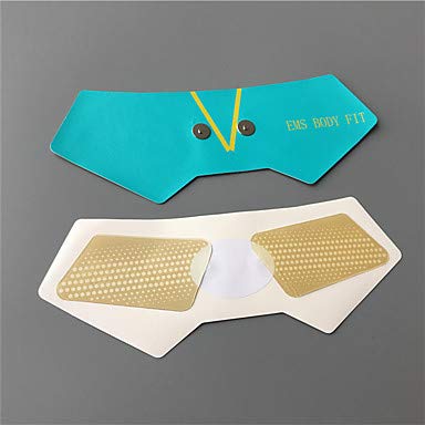 Estimulador de Abdominales Cinturón de tonificación Abdominal EMS Abs Trainer Deportes Silicona PUde Resina ABS Ejercicio y Fitness Entrenamiento de Gimnasio Smart Electrónico