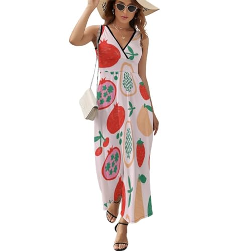 Robe maxi col V décontracté pour oublier la chaleur et sublimer toutes les morphologies