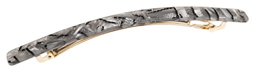 France Luxe Long and Skinny Barrette - Osaka Grey