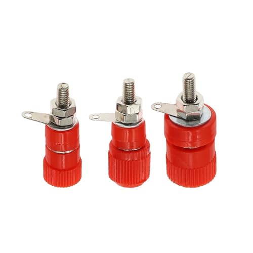 Conector de prueba de 4 mm con poste de unión M4 duradero para panel de laboratorio 5