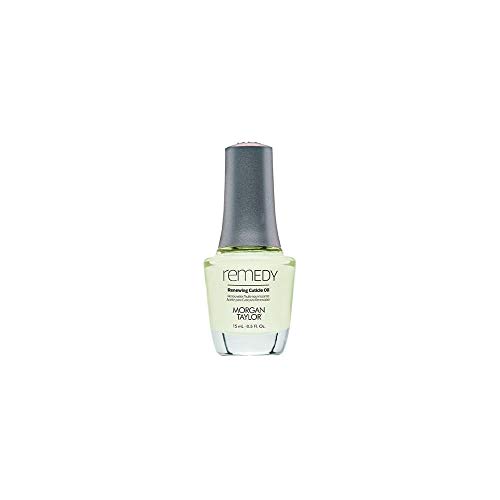 Morgan Taylor Nail Lacquer Remedy Renewing Cuticle Oil - Hydrating & Strengthening Cuticle Care, Promotes Healthy Nails, Lightweight Formula, Professional Nail Treatment, 0.5 oz.