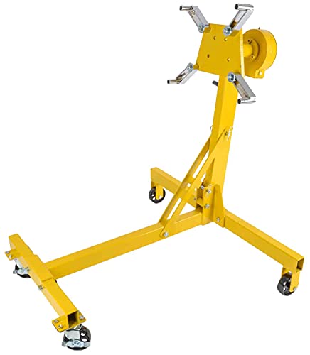 JEGS Folding Engine Stand | Geared Rotating Head |...