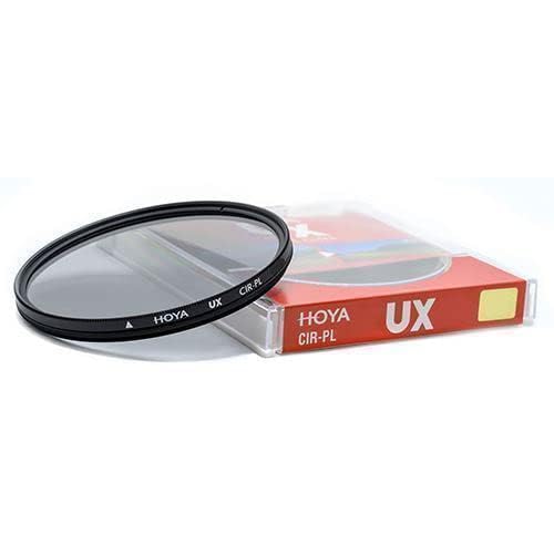 Hoya Circular UX Pol - Filtro polarizzatore 49 mm, per rafforzare e ridurre riflessi di luce e riflessi, completo in alluminio, vetro di qualità, impermeabile : Hoya