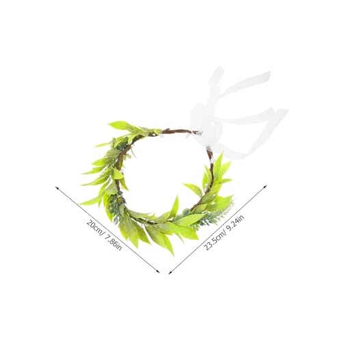 Bandeau à couronne de fleurs bohème pour éviter les fleurs qui fanent - 2