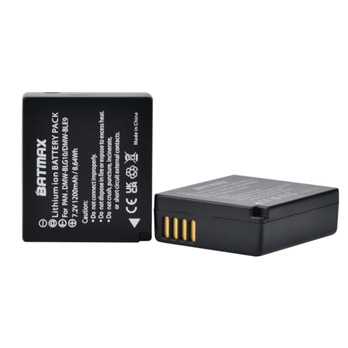 Evita quedarte sin batería DMW-BLG10 en tu Panasonic TZ100 con este kit Batmax 2