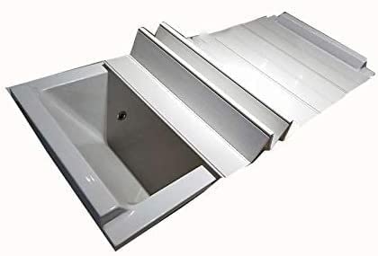 Couvercle d'isolation de baignoire JATIBOSH thermique et pliable