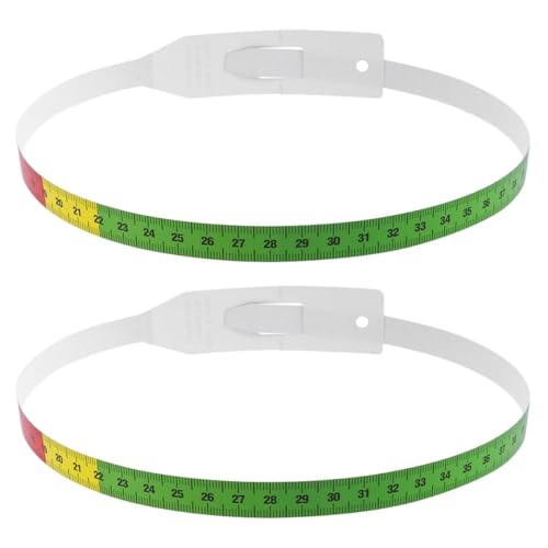 2 cintas para medir circunferencia de cabeza 56.5 cm