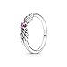 PANDORA Ring "Funkelnde Engelsflügel" Silber, Kristall pink 198500C02 PANDORA Ring "Funkelnde Engelsflügel" Silber, Kristall pink 198500C02-58