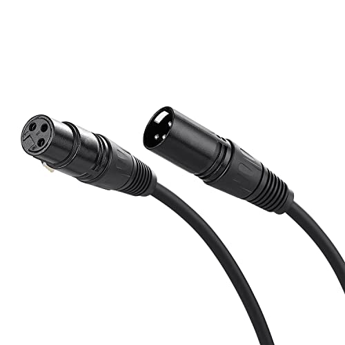 Koffmon XLR Microphone Cable Male to Female, Professional Balanced Mixer Line XLR to XLR Mic Cord