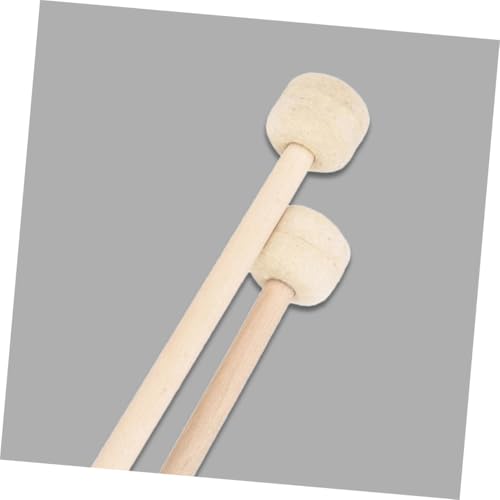 Baquetas de percusión de madera y fieltro HANABASS 2 piezas miniatura 6