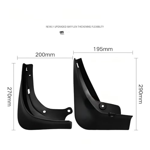 Guardabarros de coche para Tesla Model 3 2016-2019 kit de protector delantero trasero 3