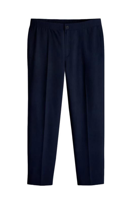 french crown Men's Fadevia-Cinder Blue Super Soft Chambray Premium Cotton Lounge Pant-picture-25