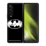 Head Case Designs sous Licence Officielle Batman DC Comics Logo Marbre Assortis Matte Vinyle Autocollant Peau Autocollant Couverture Compatible avec Samsung Galaxy Z Fold3 5G