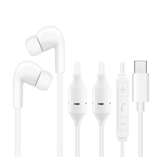 ibrain USB C Air Tube Headphones Type C Airtube Earbuds...