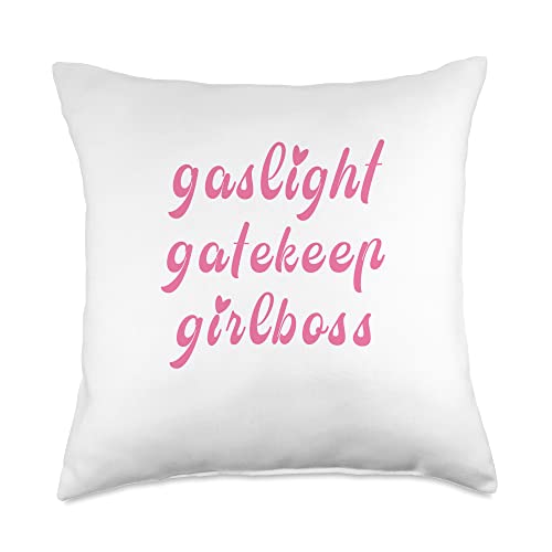 gaslight gatekeep girlboss funny internet meme Throw ...