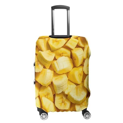 Banana Pieces Travel Luggage Cover for Suitcase 19-32 Inches Elastic Washable Baggage Protector4