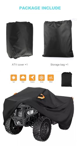 Housse Imperméable 190T pour Quad, Moto, Scooter et Véhicule Tout-Terrain Kawasaki KFX - 7