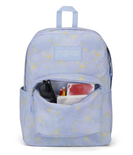 Image of JanSport SuperBreak Plus Backpack with Padded 15-inch Laptop Sleeve and Integrated Bottle Pocket - Spacious and Durable Daypack for Work and Travel - Street Sparkle