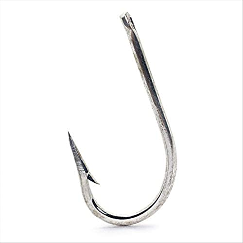 Mustad 3412CD Classic O'Shaugnessy 2 Extra Strong Short Shank Forged Needle Eye Hook (100-Pack), Size 10/0
