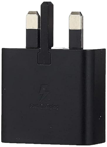 Samsung Galaxy Official 15W Adaptive Fast Charger (with USB-C to C Data Cable), Black