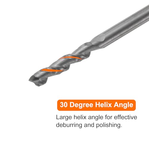 Image of HARFINGTON Carbide Square Nose End Mill Bit 3 /64 inch Cut Dia 4 Flutes TiAlN Coated Milling Cutter for Hardened Steel Metal (3 /64 inch Shank 7 /64 inch Cut Length 1-1 /2 inch Long 30 Degree HRC53-55)