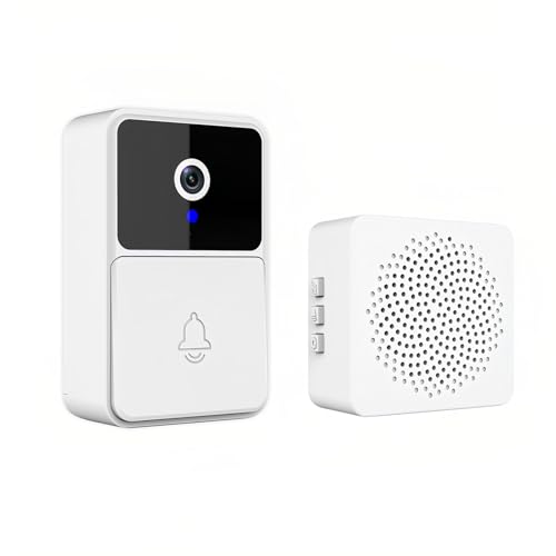 H’MASTON Campainha Inteligente Sem Fio Interfone com Camera e Áudio Wi-fi Visão Noturna Monitorament
