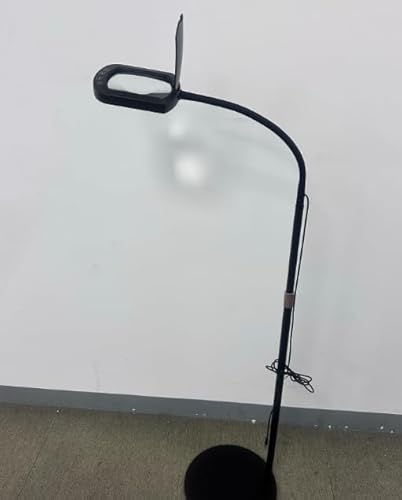30X 10X Extra Large Floor Magnifying Glass with Light and Stand