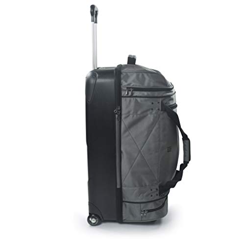 FUL Rolling Duffel Travel Luggage Bag with Wheels, 30 Inches, Black