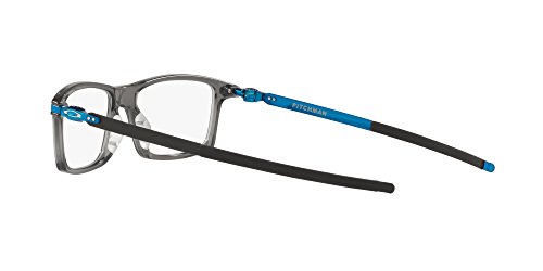Image of Oakley mens Ox8050 Pitchman Rectangular Prescription Eyeglass Frames