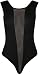 Women's Mesh Panel Sleeveless Bodysuit