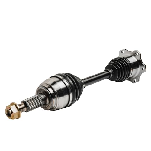 Image of Detroit Axle - 4WD 2 Front CV Axle Shafts for 2007-2020 Chevy Silverado | 1500 GMC Sierra Suburban Yukon XL 1500 Tahoe Avalanche Escalade ESV EXT 6 Lugs CV Axle Shafts Assembly Pair Replacement