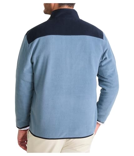 Image of vineyard vines Color-Blocked Harbor 1 /4 Snap