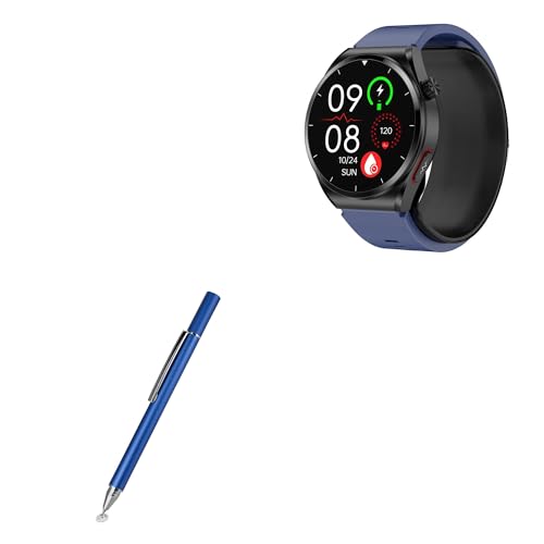 BoxWave Stylus Pen Compatible with Koalarhealth KHP2 - FineTouch Capacitive Stylus, Super Precise Stylus Pen - Lunar Blue