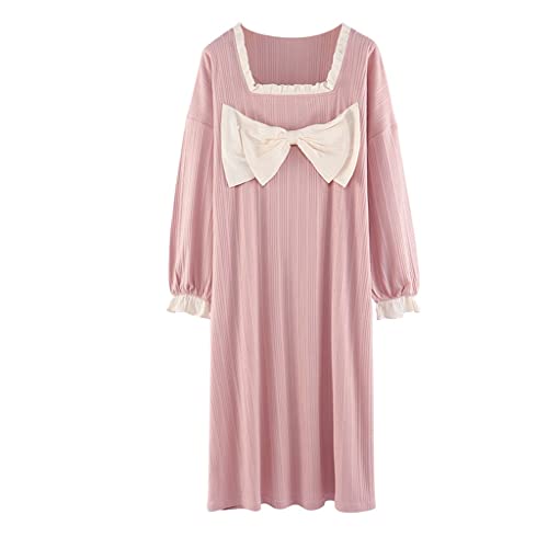 SHALOLY Pure Cotton Women's Plus Size Loungewear Pajamas Pajamas Summer Casual Pajamas (Color : A, Size : M Code) (A XXXL code)