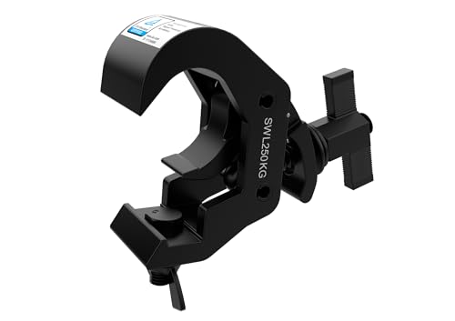 Audibax ACP-4058250BK - Morsetto per Truss con Diametro 40-58 mm - Gancio per Traliccio Luci con un Carico Massimo di 250 kg - Morsetto per Luci da Palco - Morsetto per il Fissaggio di Testa Mobile Audibax ACP-4058250BK - Morsetto per Truss con Diametro 40-58 mm - Gancio per Traliccio Luci con un Carico Massimo di 250 kg - Morsetto per Luci da Palco - Morsetto per il Fissaggio di Testa Mobile