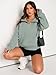 AUTOMET Womens Sweatshirts Half Zip Cropped Pullover Fleece Quarter Zipper Sweater Hoodies 2026 Fall Fashion Outfits Clothes Greygreen Large