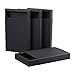 BENECREAT 10 Pack Caja de Cajón de Papel Kraft 20x15x3cm, Caja de Cartón Negro para Joyería, Dulces,Cajas de Regalo Pequeñas para Envolver Regalos, Navidad, Boda, Favores de la Fiesta