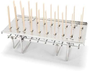 Icecream Molds Set Stainless Steel 20/30 Cavities Homemade Ice Pop Molds for DIY Ice Cream (20Pcs/Model A)