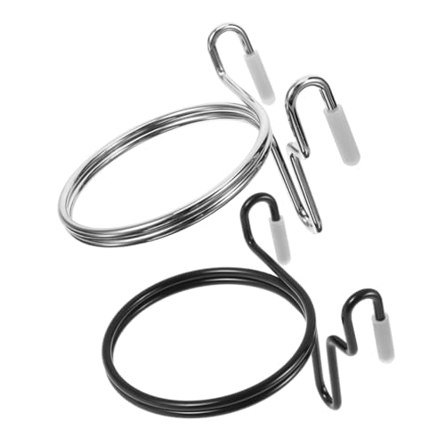 OUNONA 2 Piezas Posavasos Soporte para Botellas de Leche para Cochecito portavasos Colgante portabotellas Scooter Soporte de Bebidas de Cochecito Acero Inoxidable Reutilizable