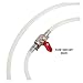 OEMTOOLS 24446 Brake Bleeder Adapter Hose 65-inch, Converts Fluid Evacuator to Vacuum Brake Bleeder, Universal Adapter for Brake Line Flushing and Hydraulic Clutch Bleeding